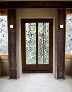 Iconic Perspectives: Frank Lloyd Wright's Hollyhock House - Photo 12 of 13 - The Hollyhock House was one of the last residences where Wright designed a comprehensive art glass window scheme that’s carried throughout the residence. Throughout the property, there are 130 examples of this. 