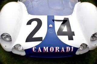 A Day at the Pebble Beach Concours d’Elegance Car Show - Photo 4 of 9 - Towards the end of 1958, Maserati developed this front-engined, 2-liter prototype Tipo 60 at a time when many race car designers were starting to lean towards rear-engined builds. In 1959, it was tested for the first time on the road between Modena and Verona, and went on to partake in multiple races. It retired at the end of 1963.