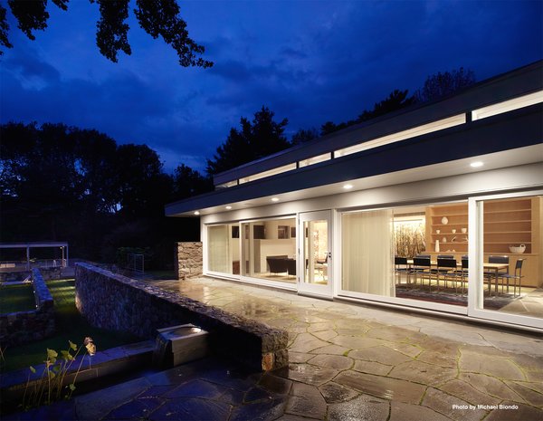 Marcel Breuer’s Revived Home Could be Yours for Just Under $5 Million - Photo 7 of 8 - Along with a dining room, living room, and family space, the first floor holds the kitchen, an office, and a powder room. 