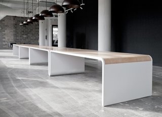 The Everyday Carry of a Creative Duo: Early Work - Photo 4 of 4 - They also built custom tables for General Assembly in Atlanta. 