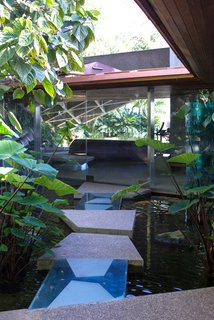 Iconic Perspectives: John Lautner’s Sheats-Goldstein Residence - Photo 2 of 8 - When Goldstein bought the house, the property only held one tree—which is still there to this day. He made a goal to create his own tropical jungle, which now extends over four acres of the property. 