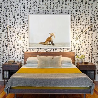 A Foxy Bedroom Refresh - Photo 1 of 1 - Rethink Design Studio shared the bedroom they designed for the Bartow Point Drive residence.