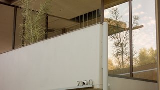 From 1932 to the Present Day—Watch How Technology Continues to Progress in This Iconic L.A. House - Photo 4 of 7 - Since the Nest Cam Outdoor is simple to install, Lorenzen wasn’t worried about attaching it the house. She cleverly placed it inside one of the address numbers on the front of the residence in order to keep an eye on who’s coming in and out from the street.