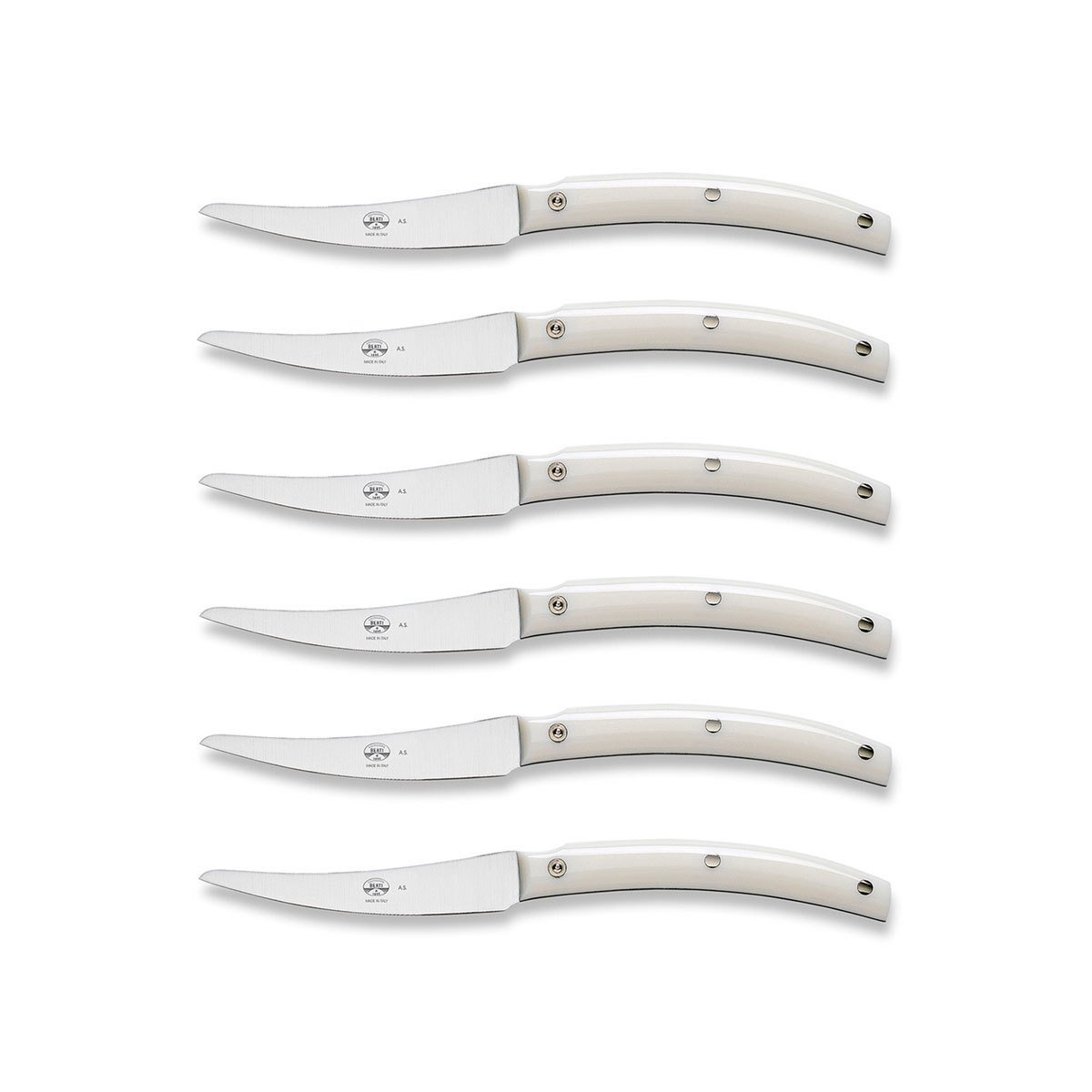Berti Handcrafted Italian Convivio Steak Knives, $590 for a set of 6