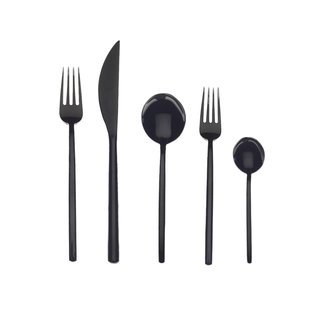 16 Modern Entertaining Tools to Use and Give This Holiday Season - Photo 15 of 17 - Mepra Italian "Due" 5-Piece Flatware Set, $148 for a set of 5