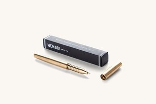 Stocking Stuffers That Will Please the Modernists in Your Life - Photo 1 of 11 - Perfect for writing thoughts and ideas, this brass pen will age beautifully and become one-of-a-kind. Tanner Goods Memori Brass Pen, $65