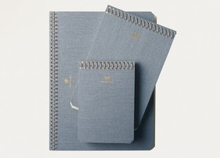 Stocking Stuffers That Will Please the Modernists in Your Life - Photo 7 of 11 - Ideal for writers, artists, and designers, they also come with water-resistant pressed cotton covers for a classic look. Postalco Jeans Dark notebooks, $18–$33