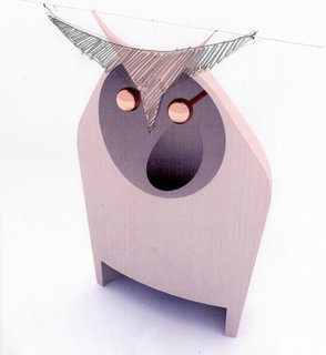 Chris wanted to make sure that the animal figures would still be functional, so they came up with simple formulas that guided the process: speaker = sound = screech owl; coasters = water = whale; cards = memory = elephant. They then needed to figure out how to recreate the most minimal gestures to capture the essence of the animals. 
