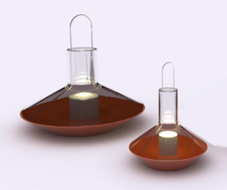 You can see how it’s gone from a sketch to its digital 3D form. It available in two sizes in either copper (shown here) or silver.