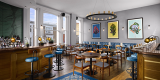Gin Enthusiasts Will Be Flocking to This New London Hotel - Photo 3 of 7 - When you visit The Distillery, you’ll find GinTonica on the first floor, a Spanish-inspired bar and kitchen that celebrates Spain’s beloved connection to juniper. You can try a number of different experimental takes on the Gin and Tonic, which is served in a traditional Copa de Balón—a balloon goblet glass. 