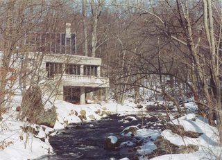 The One-of-a-Kind Home of the Late Architect John Black Lee Drops to $750K - Photo 4 of 10 - Shown here is an archival photo of the house during the winter season. Black has sometimes been referred to as the "Sixth of the Harvard Five"—the architects that made history by leading the modern design movement that flourished in Connecticut during the midcentury era. 