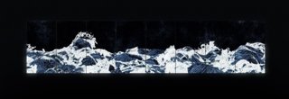 Follow Us Through San Francisco’s FOG Design & Art Fair - Photo 6 of 10 - One of the first installations you discover when walking into the fair is Black Waves, an experiential work that digitally moves on a screen in a continuous loop. Based in Japan, teamLab is a digital-based art collective that was inspired by pre-modern Japanese paintings and how bodies of water were depicted with a series of lines. It's part of Pace Gallery's installation.