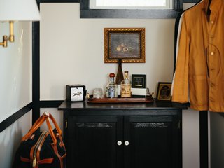Modern Equestrians Will Find Themselves at Home at This New Americana Hotel - Photo 4 of 7 - In each room, you’ll also find a custom sideboard that stocks local drinks and snacks. The equestrian-inspired theme holds strong in each of the rooms. 