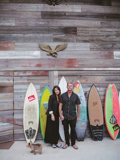 Though Strider Wasilewski has lived in Malibu for 14 years, he just finished building this house in Point Dume from the ground up with his wife Lily. They live here with their two sons, their dog Bear 13, and another kid on the way.
