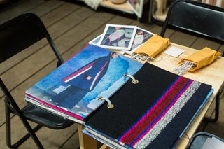 Part II of Our Exploration of Mexico City’s Caravana Americana - Photo 13 of 18 - Escudo Peru references the past when looking towards the future. They bring together old and new through their use of fibers, knits, embroideries, colors, and seams. 