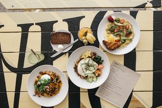 This Surf-Inspired Hotel Celebrates Waikiki’s Creative Spirit and its Midcentury Roots - Photo 7 of 13 - Chef Ed Kenney supports local farms as much as possible when sourcing the fresh ingredients for the restaurant, which can also be experienced in your own bungalow via room service.