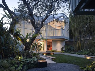 A Perforated Screen Brings Privacy and Natural Light to This Bold Venice Home - Photo 1 of 9 -
