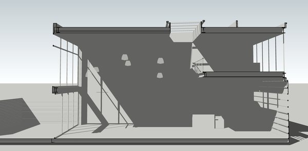 Shadow study view of the facade
#shadowstudy #diagram #interstice #intersticearchitects #sanfrancisco Photo 7 of Minna Street DREAM:shop modern home