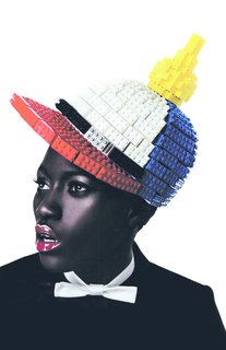 For his Spring/Summer 2009 collection, called JC in the Sky with Diamonds, de Castelbajac incorporated plastic Lego blocks to create a line of accessories.