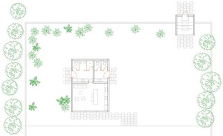 With a View of the Andes, This Concrete Retreat in Ecuador Follows the Sun - Photo 5 of 5 - A view of the site plan, surrounded by a series of gardens. As Escudero says, "All window openings were carefully chosen to frame the most beautiful parts of the surroundings."