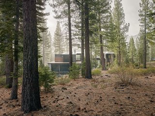 A Family's California Ski Retreat is Designed to Blend in With Its Site - Photo 1 of 5 - The charred cedar–clad structure in Truckee, California, was designed by architect Greg Faulkner, for a family with grown children that wanted a place to host friends. 