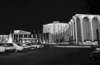 The Architecture of Excess: Caesars Palace at 50 - Photo 3 of 7 - The valet and porte-cochère of Caesars Palace , 1966.