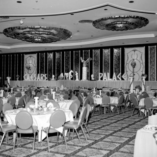 The Architecture of Excess: Caesars Palace at 50 - Photo 4 of 7 - A view of the opening-night banquet, August 5, 1966. 