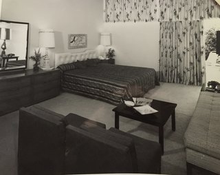 This Palm Springs Hotel is Filled with Vintage Midcentury Modern Finds - Photo 4 of 5 - The original Jungle bedroom that inspired it.