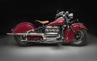 Examining the Architecture of the Art Deco Automobile - Photo 12 of 14 - 1941 Indian Model 441, Collection of Duane Vanfleet
