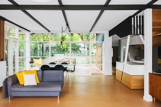 An Australian Renovation Gives New Life to Midcentury Style - Photo 10 of 14 - The team kept as much of the original glazing as possible, adding new windows in a similar visual style.