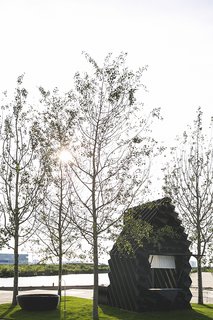 Stay in This 3D-Printed Tiny House - Photo 8 of 19 - DUS Architects has made investigating on-demand custom housing solutions a primary concern. The Urban Cabin is made of a bio-plastic made of linseed oil that can be shredding and recycled into a new printed project.