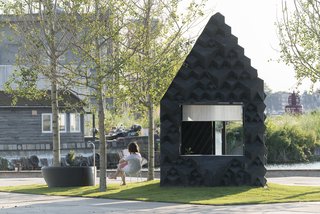 Stay in This 3D-Printed Tiny House - Photo 6 of 19 - The structure clocks in at just under 90 square feet, and is made entirely of bioplastic.