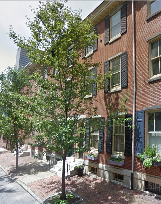Philadelphia Row House Renovation - Photo 8 of 8 - The home's historic exterior belies its modern interior.
