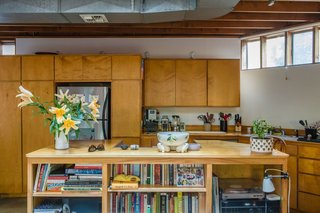 Peek Inside the Frank Gehry Rental of an Emerging L.A. Furniture Designer - Photo 3 of 11 - The house is made of simple off-the-shelf materials. The beams are standard two-by-fours and the floors on the first level are polished concrete. 