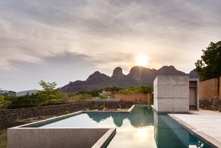The modern house responds to the local landscape in an exciting new way.