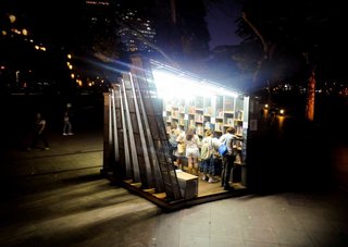 Could One of These
Game-Changing Projects Define 2016? - Photo 1 of 4 - The World Architecture Festival has 32 sub-categories for both completed and unfinished work. The Book Stop Project is a traveling library by WTA Architecture + Design Studio in the Philippines. 