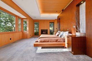 The 4,000-square-foot home previously contained a single bedroom, an egregious waste of space. Subdivided into three bedrooms, the house is shared by the Bloemkers and their four children. The modular carpet is by FLOR. 