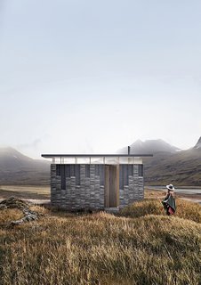 Passage of Time - Photo 2 of 3 - The Slate Cabin by TRIAS utilizes a local material