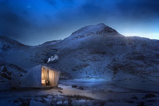 Passage of Time - Photo 3 of 3 - Arthur’s Cave, by Miller Kendrick Architects, references King Arthur and will be insulated with locally sourced sheep’s wool.