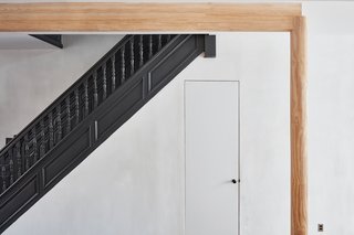 One of the brownstone’s only remaining original features is the staircase.