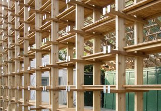 Architecture Remix - Photo 7 of 8 - The main structure is made from cedar.