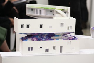 When Building a House Is the Ultimate Final Exam - Photo 3 of 8 - Early designs of the house presented at the final review for the SCI-Arc and Habitat LA final project. 