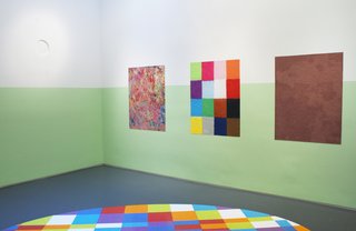 This Artist Will Make You See Linoleum in a Whole New Way - Photo 1 of 4 - Installation view of exhibition at Klaus von Nichtssagend Gallery in 2013. 
