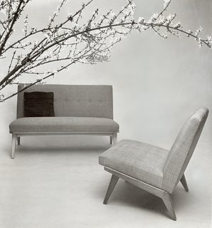 Knoll Inspiration:
In Conversation with
Helen Risom - Photo 7 of 8 - Jens Risom's early designs for Knoll, c. 1940s. Image from the Knoll Archive.