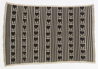 Women's wrapper from the Igbo peoples, Akwete, Nigeria, early to mid-20th century from David Adjaye Selects at the Cooper-Hewitt. Image courtesy of Cooper-Hewitt.