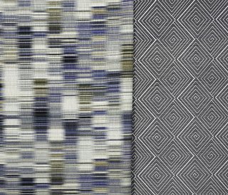 Aswan and Meroe upholstery from The Adjaye Collection for KnollTextiles. Photography by KnollTextiles.