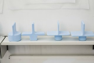 Knoll Inspiration: The Barber Osgerby Collection Grows - Photo 5 of 5 - Mold for the foot of the Barber Osgerby Lounge Collection. Courtesy of Barber Osgerby.
