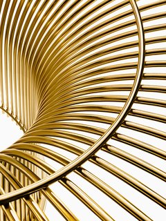 Knoll Inspiration: Introducing Platner Gold - Photo 5 of 6 - Platner Coffee Table <span style="line-height: 1.8;">in 18k gold-plated steel. Photograph by Knoll.</span>