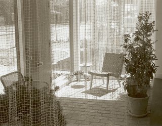 Knoll Inspiration: The Answer is Risom - Photo 3 of 9 - An early Knoll showroom featuring the 650 Line Lounge Chair and an early Florence Knoll stacking stool. Image from the Knoll Archive.