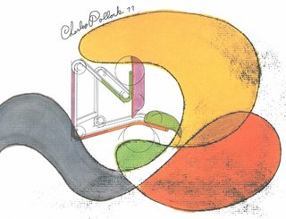 Knoll Inspiration: The Pollock Arm Chair - Photo 5 of 6 - Conceptual drawing for a chair design by Charles Pollock, 1977
